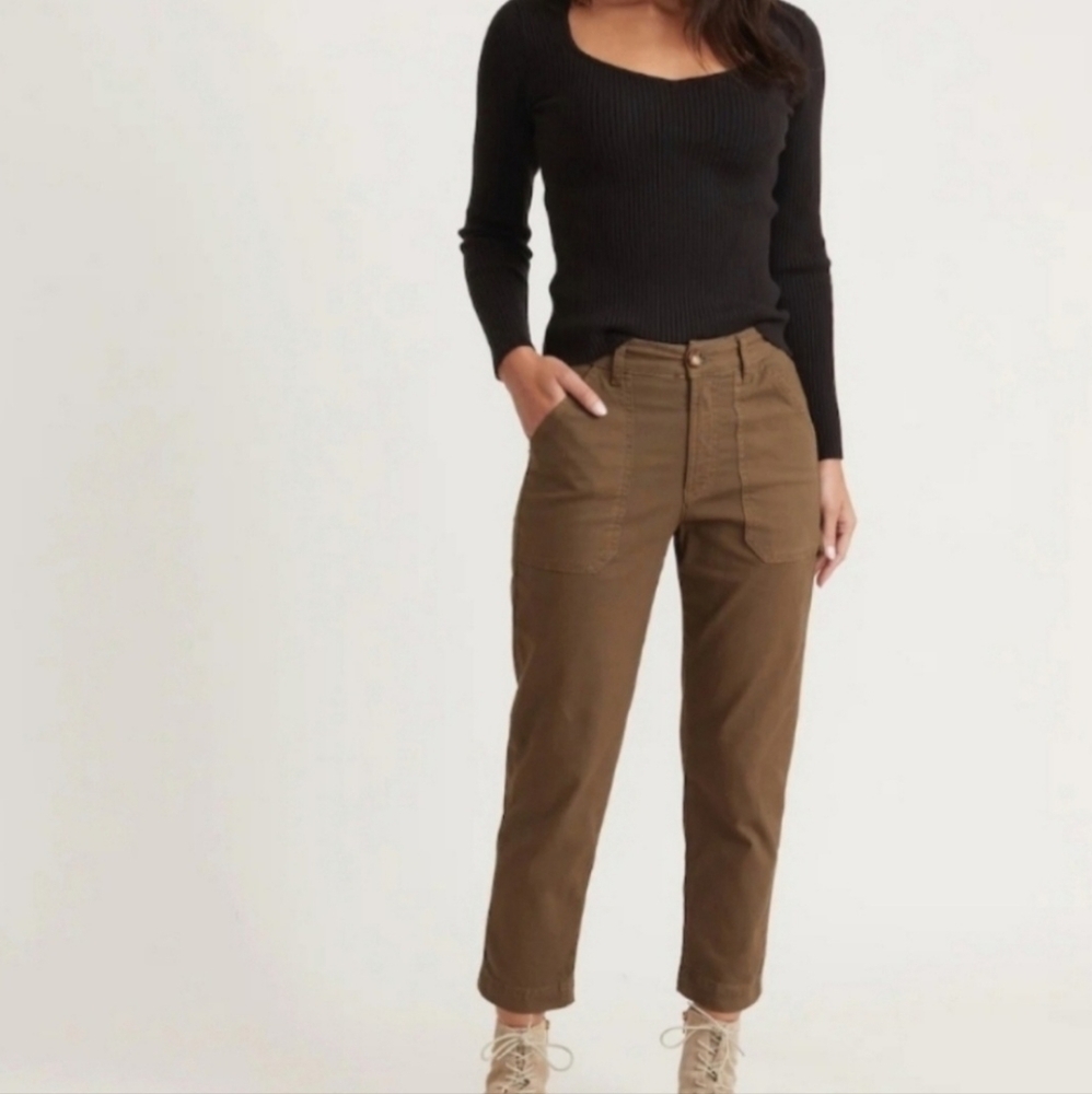 Marine Layer Maya Slim Straight Utility Pants